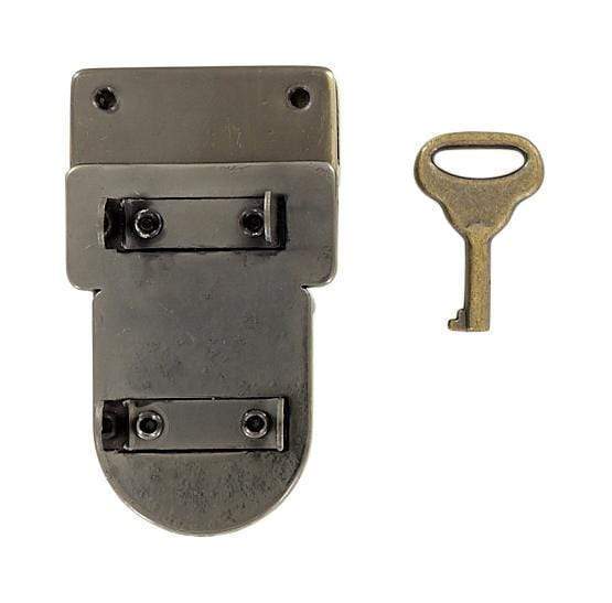 Ohio Travel Bag Locks & Closures 1 1/4" Antique Brass, Tuck Lock, Zinc Alloy, #L-2136-ANTB L-2136-ANTB