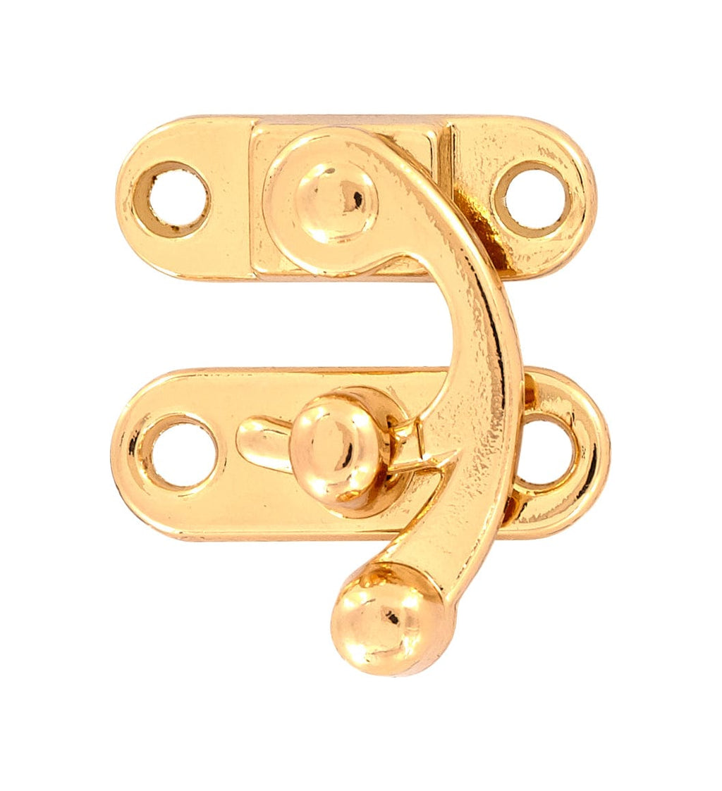 1 3/16 Gold, Swing Lock Clasp, Zinc Alloy, #P-2434-GOLD