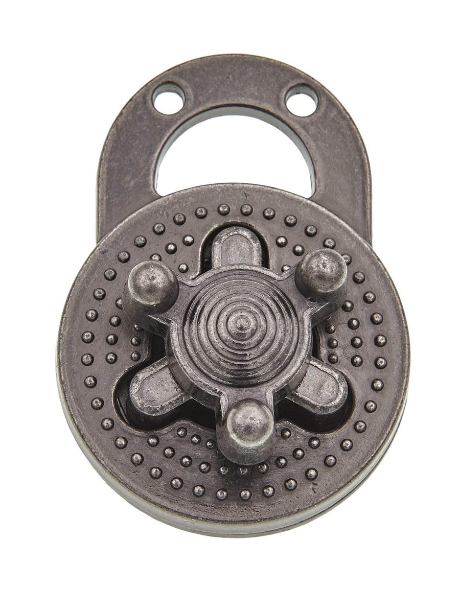 Ohio Travel Bag Locks & Closures 1 3/8" Antique Nickel, Turn Lock, Zinc Alloy, #P-2410-ANTN P-2410-ANTN