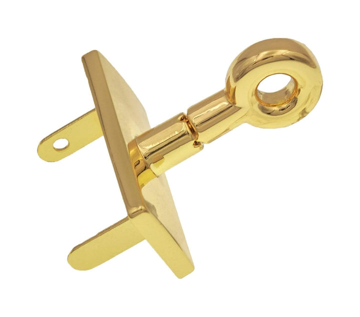 Ohio Travel Bag Locks & Closures 1 7/8 Gold, Double Plate Turn Lock, Zinc Alloy, #P-2277-GOLD P-2277-GOLD