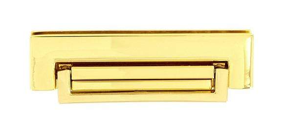 Ohio Travel Bag Locks & Closures 2 5/8" Gold, Flap Drop Lock, Zinc Alloy, #P-3200-GOLD P-3200-GOLD