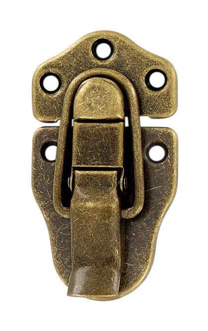 Ohio Travel Bag Locks & Closures 3 1/4" Antique Brass, Drawbolt, Steel, #D-50X-R-ANTB D-50X-R-ANTB