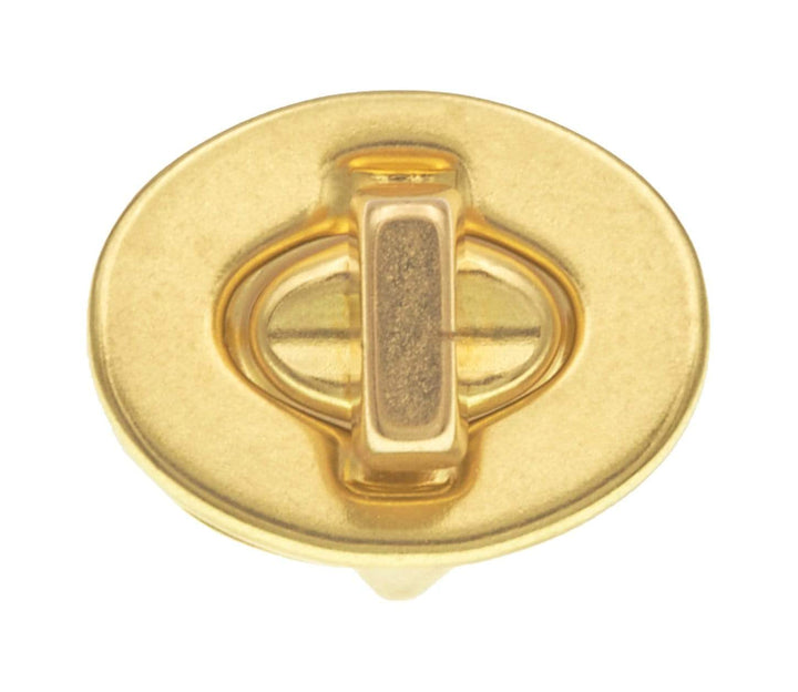 Ohio Travel Bag Locks & Closures 5/8" Brass, Turn Lock, Solid Brass, #P-2109-SB P-2109-SB