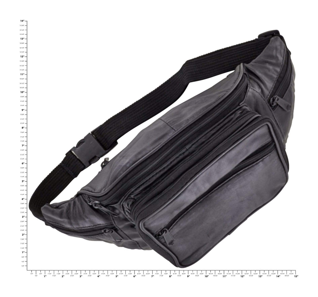 Gift for Men Crossbody Leather Bag Hip Bag Fanny Pack 