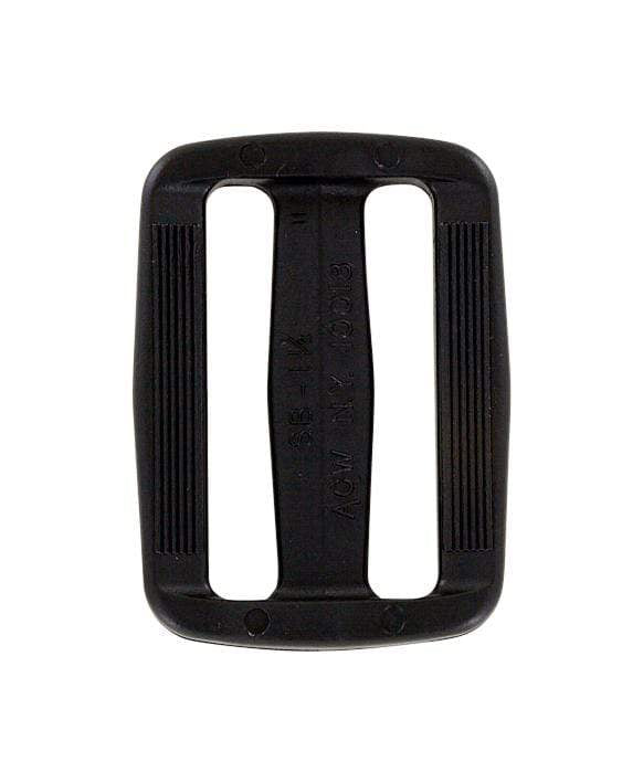 Ohio Travel Bag Rings & Slides 1 1/2" Black, Sliplock, Plastic, #SL-1-1-2 SL-1-1-2