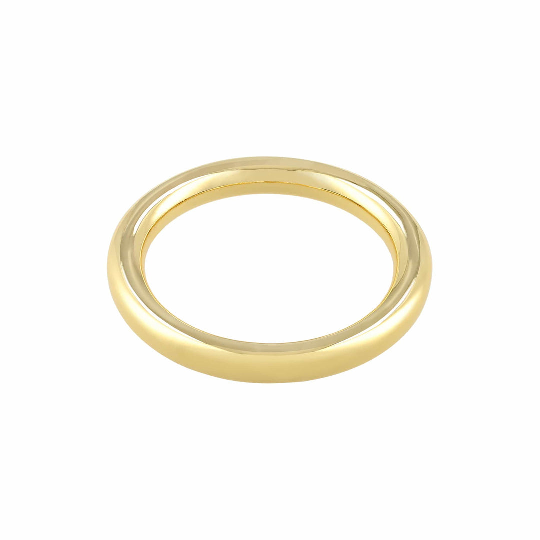 Ohio Travel Bag Rings & Slides 1 1/2" Gold, Cast Round Ring, Zinc Alloy, #P-2772-GOLD P-2772-GOLD