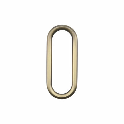 Ohio Travel Bag Rings & Slides 1 1/4" Antique Brass, Oval Ring, Zinc Alloy-5pk, #P-3037-ANTB P-3037-ANTB