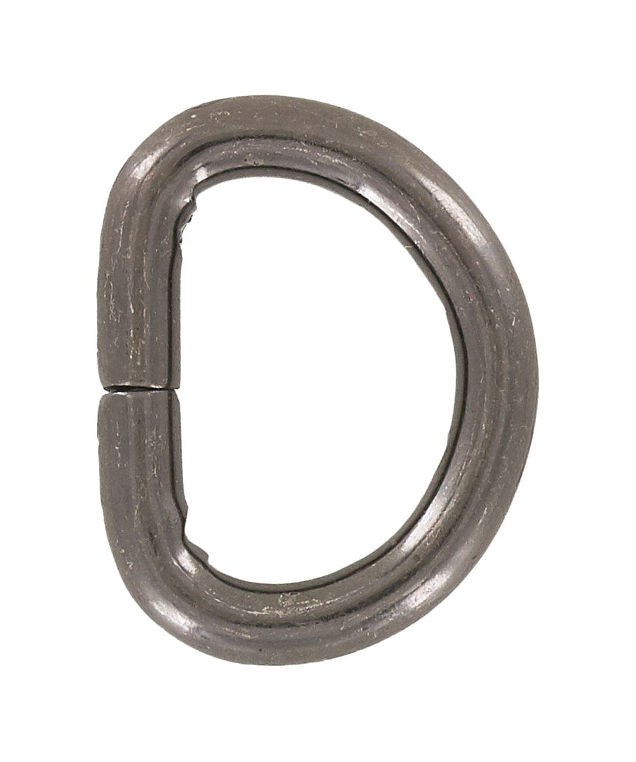Ohio Travel Bag Rings & Slides 1/2" Shiny Gunmetal, Split D Ring, Steel, #P-2926-GUNM P-2926-GUNM