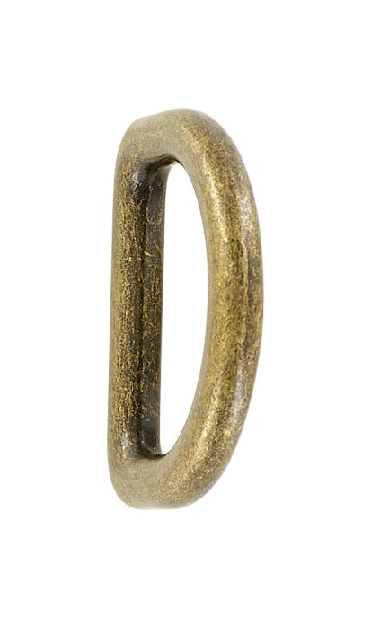 Unwelded D Rings 1 Inch / 25 Mm Available in Antique Brass and Nickel  Finish 5, 15, 30 or 80 Pieces 