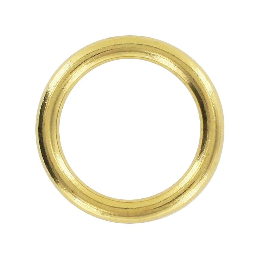 1 1/2 Metal O Rings Non Welded - Antique Brass - (O-RING ORG-128)