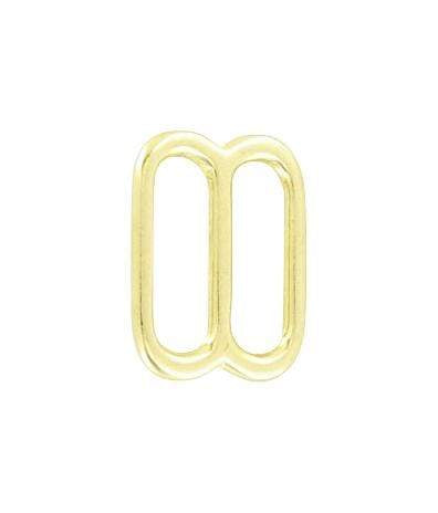 Ohio Travel Bag Rings & Slides 1" Brass, Cast Slide Ring, Solid Brass, #C-1596 C-1596