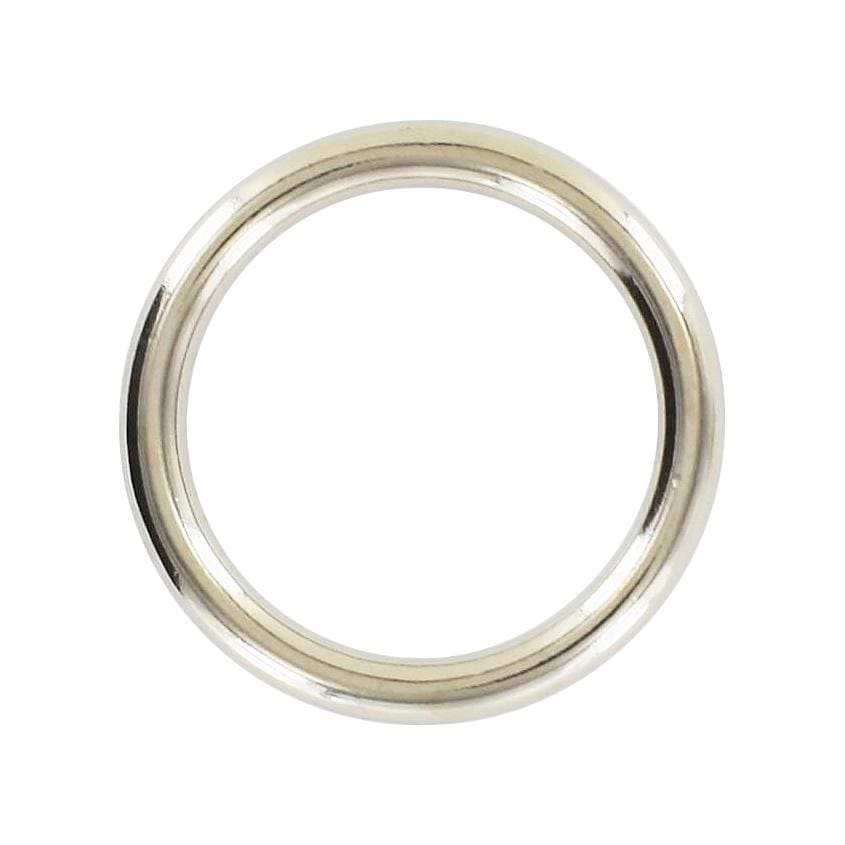 Ohio Travel Bag Rings & Slides 1" Nickel, Cast Round Ring, Zinc Alloy, #A-234-NP A-234-NP
