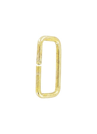 Bronze Rectangular Wire Loops/rings,4517mm Rectangle Ring Purse