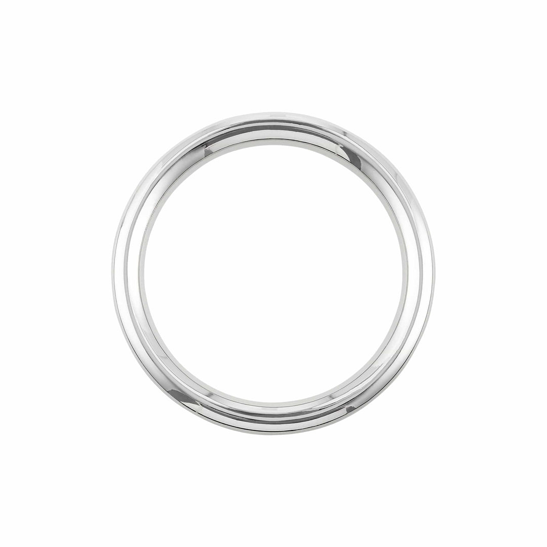 Ohio Travel Bag Rings & Slides 2" Shiny Nickel, Heavy Solid Round Ring, Zinc Alloy, #P-2550-NIC P-2550-NIC