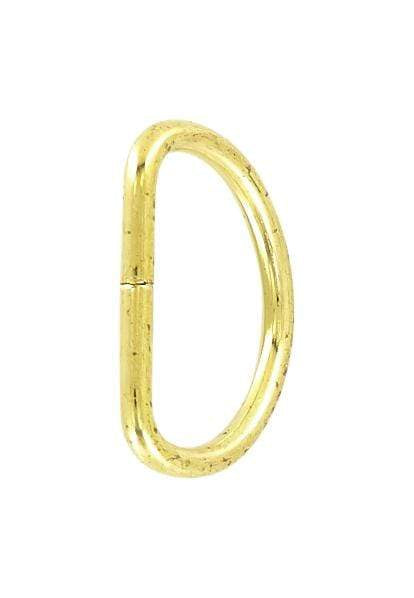 Ohio Travel Bag Rings & Slides 3/4" Brass, Split D-Ring, Steel, #D-105-BP D-105-BP