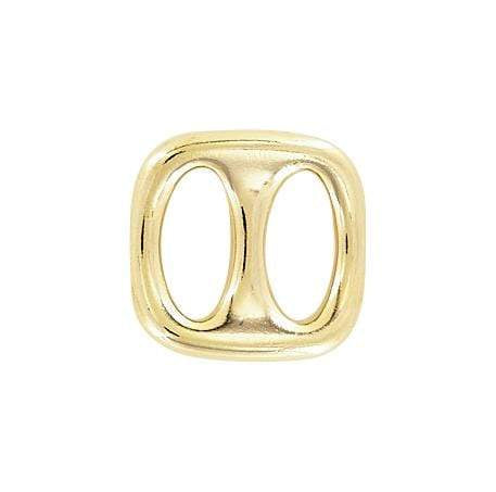 Ohio Travel Bag Rings & Slides 3/4" Gold, Cast Slide Ring, Zinc Alloy, #C-2044-GOLD C-2044-GOLD
