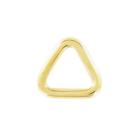 Ohio Travel Bag Rings & Slides 5/8" Gold,  Flat Triangle, Zinc Alloy, #P-3031-GOLD P-3031-GOLD