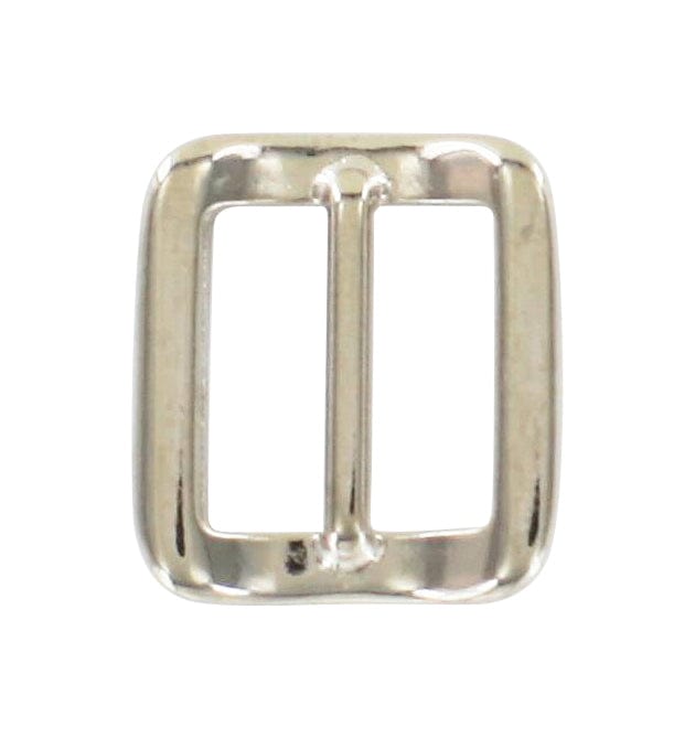 Ohio Travel Bag Rings & Slides 5/8" Shiny Nickel, Cast Slide Ring, Zinc Alloy, #P-2835 P-2835
