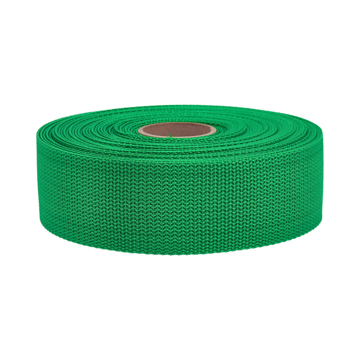 Ohio Travel Bag Strapping 2" Green, Heavy Weight Web Strap, Polypropylene, #12-2-GRN 12-2-GRN