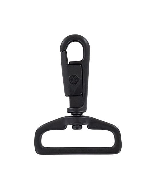 1 1/2 Black, Swivel Snap Hook, Zinc Alloy, #P-1619-BLK