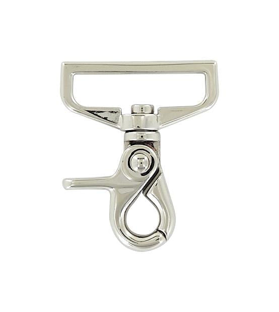Silver and Gunmetal Metal Swivel Snap Hook,1 26mm Swivel Hooks