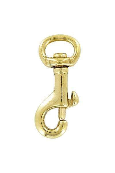 Ohio Travel Bag Swivel Snaps 1/2" Brass, Bolt  Swivel Snap Hook, Solid Brass, #P-1925 P-1925
