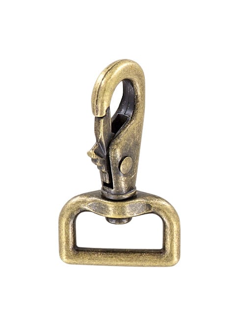 1x Solid Brass Detachable Snap Hook Swivel Eye Trigger Clip Clasp