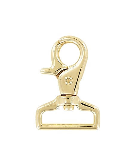 1x Solid Brass Detachable Snap Hook Swivel Eye Trigger Clip Clasp