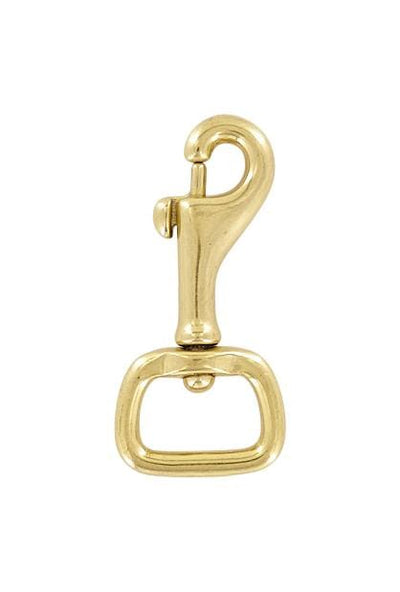 Ohio Travel Bag Swivel Snaps 3/4" Brass, Bolt Swivel Snap Hook, Solid Brass, #P-2530-SB P-2530-SB