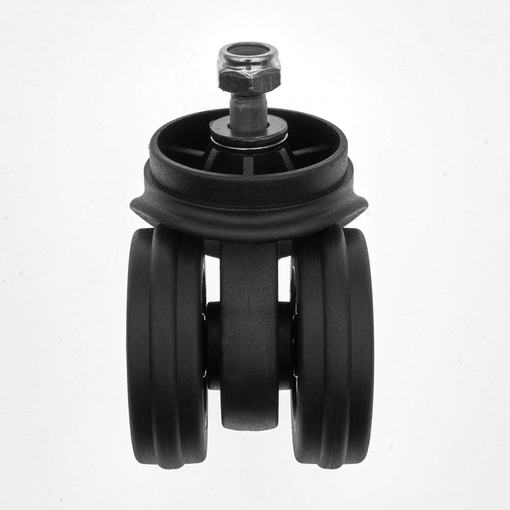 Ohio Travel Bag Wheels & Feet 52mm Black, Wheel with Assembly, Plastic, #L-3830 L-3830