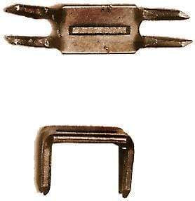 Ohio Travel Bag Zippers #10 Antique Brass, YKK 4-Prong Bottom Stop, Metal, #10M-4P-ANTB 10M-4P-ANTB