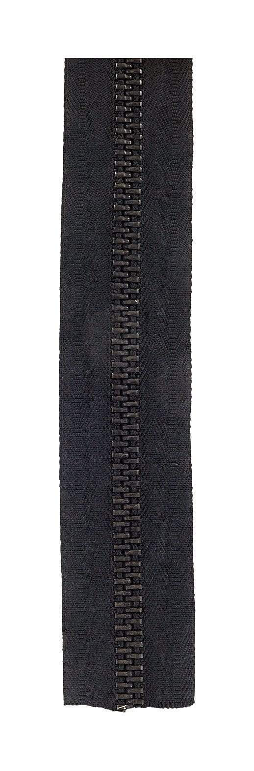 Ohio Travel Bag Zippers #10 Black With Oxidized, YKK Zipper Chain, Zinc Alloy, #10M-BLK-OX 10M-BLK-OX