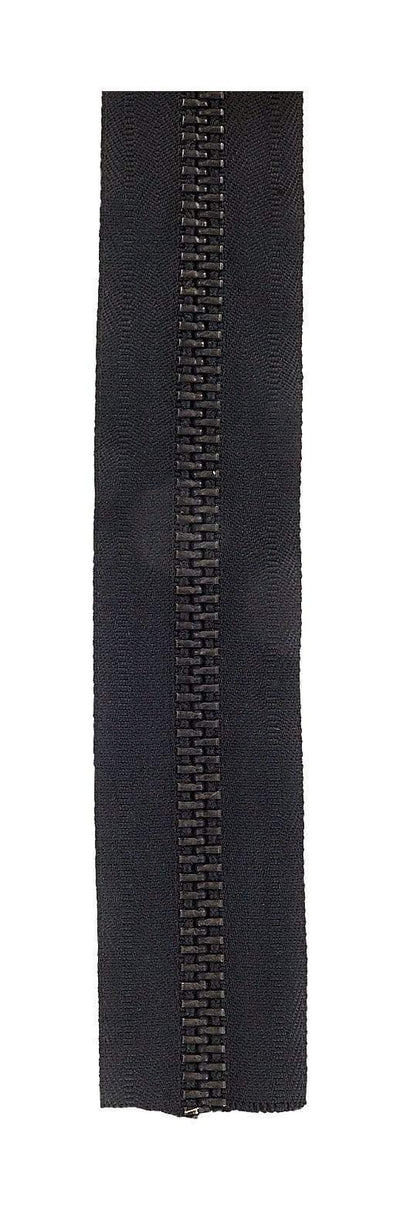 Ohio Travel Bag Zippers #10 Black With Oxidized, YKK Zipper Chain, Zinc Alloy, #10M-BLK-OX 10M-BLK-OX