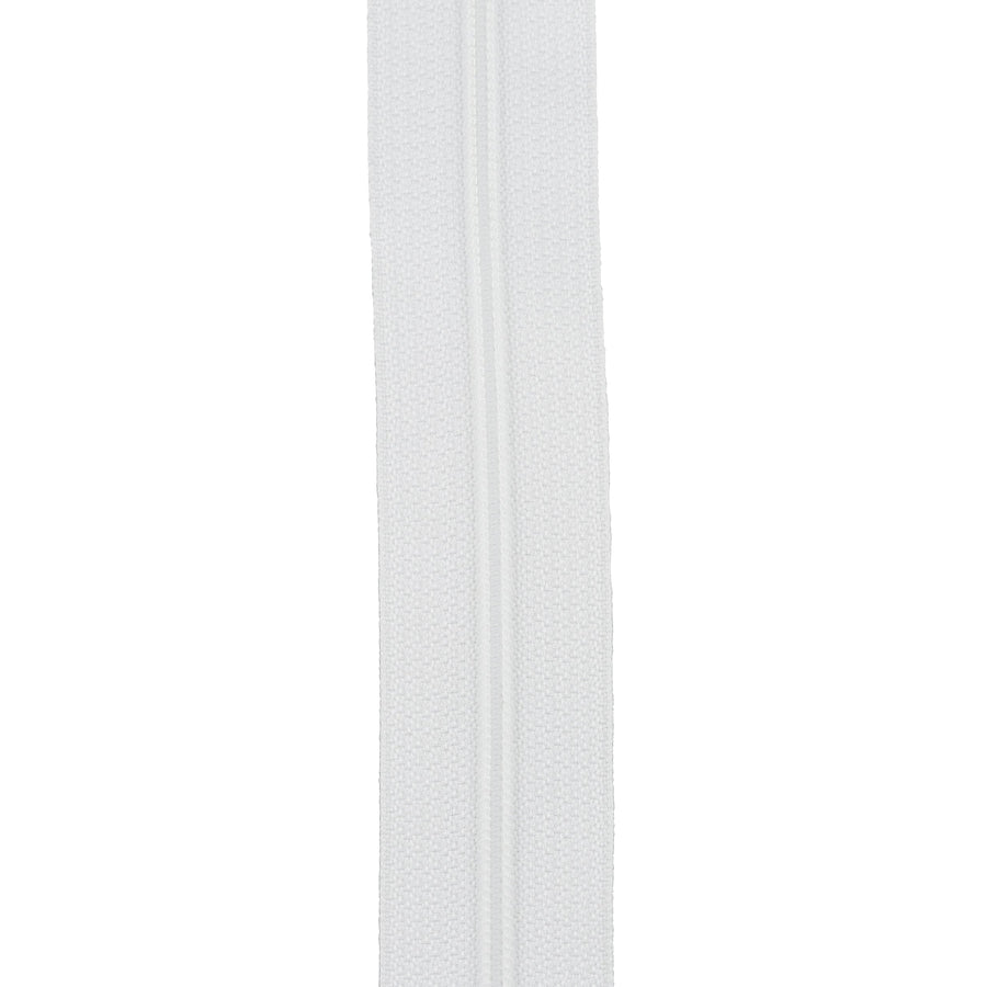 Ohio Travel Bag Zippers #4.5 White, YKK Coil Zipper Chain, Zinc Alloy, #4.5C-WHT 4.5C-WHT