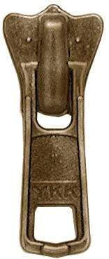 Ohio Travel Bag Zippers #5 Antique Brass, YKK Vislon Lock Slider, Vislon, #5V-1-ANTB 5V-1-ANTB
