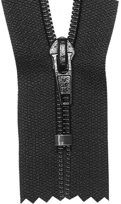 Ohio Travel Bag Zippers #5 Black, 10" Coil Boot Zipper, Nylon, #560-10-BLK 560-10-BLK