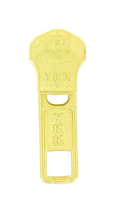 Ohio Travel Bag Zippers #5 Brass, YKK Auto Lock Slider, Zinc Alloy, #5M-5-BP 5M-5-BP