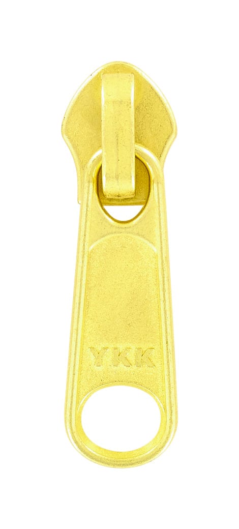 Ohio Travel Bag Zippers #5 Brass, YKK Long Tab Semi Swivel Slider, Zinc, #5CN-1-BP 5CN-1-BP