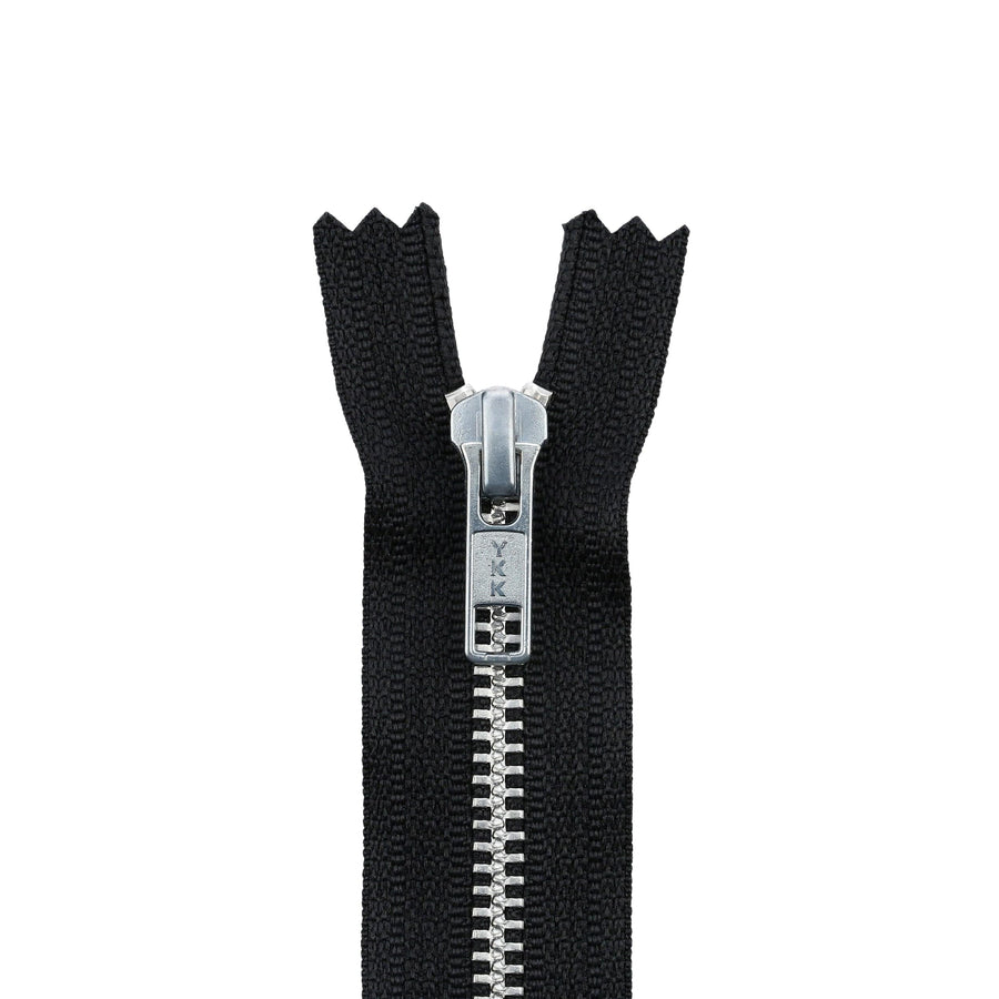 Ohio Travel Bag Zippers #6, 8"inch, Black with Aluminum  Teeth, Closed End Zipper, Nylon, #6CEB-8-BLK-N 6CEB-8-BLK-N