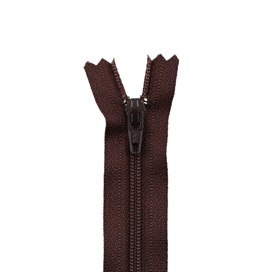 Ohio Travel Bag Zippers 7" Brown, Closed End Coil Zipper, Nylon, #705-7-BRO 705-7-BRO