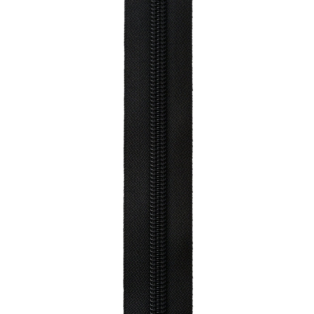 Ohio Travel Bag-Zippers-#8 Black, YKK Coil Water Resistant Zipper Tape,  Nylon, #8CWR-BLK-$3.40