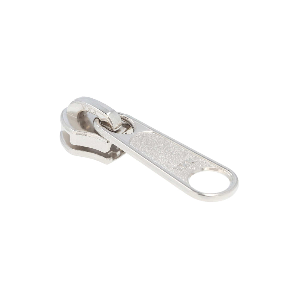 Zipper Repair Solution YKK Zipper Slider #3 DFW Coil Single Non?Lock Pull  Short Tab for Coil Chain Only - Black or Aluminum (100 Sliders, Black) 